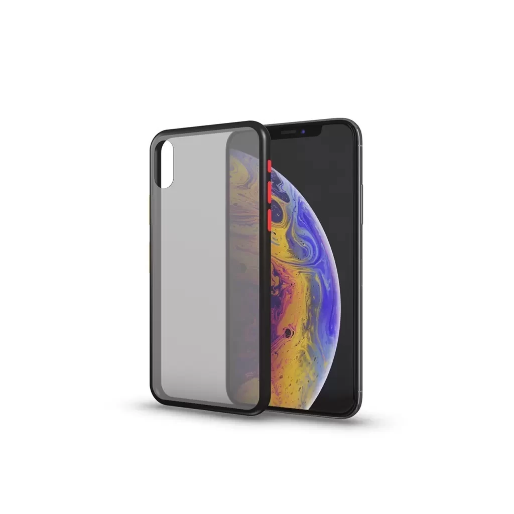 XPRO Matt tok színes gombokkal fekete Xiaomi Redmi Note 12s készülékhez