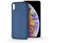 Apple iPhone XS Max szilikon hátlap   Soft   kék eladó