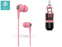 Devia univerzális sztereó felvevős fülhallgató   3 5 mm jack   Devia Kintone V2 In Ear Wired Earphones   pink eladó