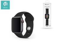 Apple Watch lyukacsos sport szíj   Devia Deluxe Series Sport Band   38 40 mm   black eladó