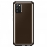 Samsung Galaxy A03s soft clear cover  Fekete eladó