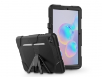 Samsung P610 P615 Galaxy Tab S6 Lite 10 4 ütésálló védőtok 360 fokos védelemmel  kijelzővédő üveggel   Survive   fekete (ECO csomagolás) eladó