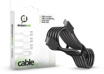 Dreamtech PD kábel Fekete (Lightning USB C) 2 4A 20W eladó