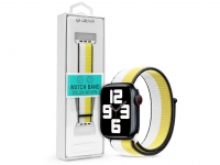 Apple Watch szövet sport szíj   Devia Nylon Woven Braided Adjustable two tone   Watch Loop   42 44 45 49 mm   oat milk eladó