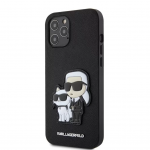 Karl Lagerfeld tok fekete KLHCP12LSANKCPK Apple Iphone 12 Pro Max készülékhez eladó