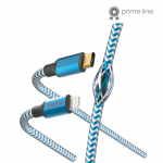 HAMA USB A   Lightning adat  és töltőkábel 1 5 m es vezetékkel   HAMA Reflective USB A   Lightning Cable   kék eladó