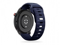 Samsung Galaxy Watch 4   5   5 Pro   6 szilikon sport szíj   Tech Protect       IconBand Line Watch Band   40 42 43 44 45 46 47 mm   navy blue eladó