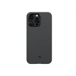 Pitaka MagEZ Case 4 Black   Grey Twill 1500D Apple iPhone 15 Pro készülékhez   MagSafe rögzítéssel eladó