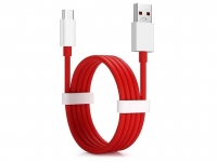 OnePlus gyári USB   USB Type C adat  és töltőkábel 95 cm es vezetékkel   D301   piros fehér (ECO csomagolás) eladó