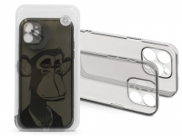 Apple iPhone 7 iPhone 8 SE 2020 SE 2022 szilikon hátlap   Gray Monkey   átlátszó eladó